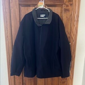 Lands' End Men's Black Jacket